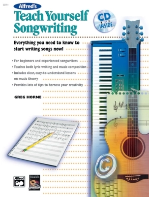 Alfred Publishing - Alfreds Teach Yourself Songwriting - Horne - Book/CD