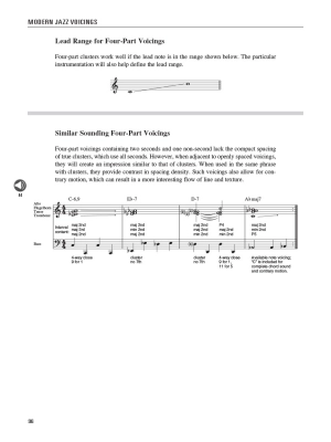 Modern Jazz Voicings: Arranging for Small and Medium Ensembles - Pease/Pullig - Book/Audio Online