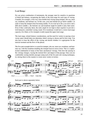 Modern Jazz Voicings: Arranging for Small and Medium Ensembles - Pease/Pullig - Book/Audio Online