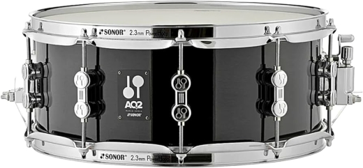 AQ2 Series 13x6\'\' Maple Snare Drum - Transparent Stain Black
