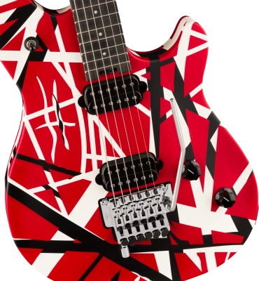 Wolfgang Special Striped Series, Ebony Fingerboard - Red, Black, and White