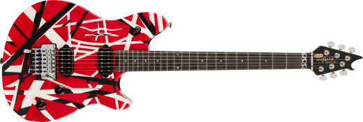 EVH - Wolfgang Special Striped Series, Ebony Fingerboard - Red, Black, and White