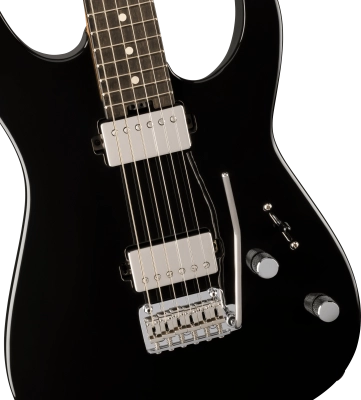 Super-Stock DKA22 2PT EB, Ebony Fingerboard - Gloss Black