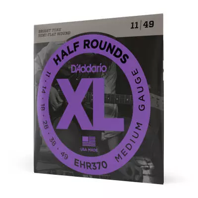 DAddario - EHR370 - Half Rounds JAZZ MEDIUM 11-49