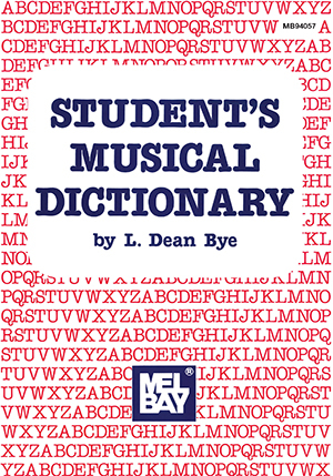 Student\'s Musical Dictionary - Bye - Book