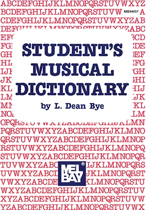 Student\'s Musical Dictionary - Bye - Book