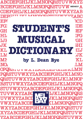 Student\'s Musical Dictionary - Bye - Book