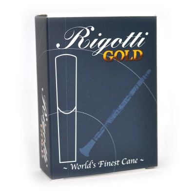 Rigotti - Gold Classic Bass Clarinet Reeds - 3, Medium, 5/Box