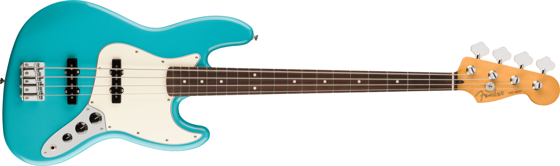 Player II Jazz Bass, Rosewood Fingerboard - Aquatone Blue