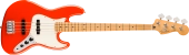 Fender - Jazz\u00a0Bass Player\u00a0II (touche en \u00e9rable, fini rouge corail)