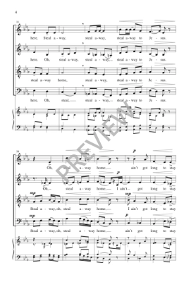 Steal Away - Spritual/Robinson - SATB