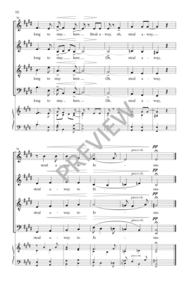 Steal Away - Spritual/Robinson - SATB