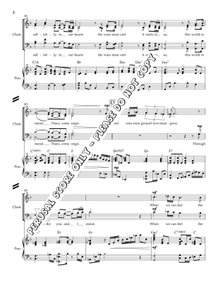 Peace Come Reign - Delisle - SATB