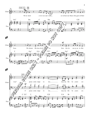 Peace Come Reign - Delisle - SATB