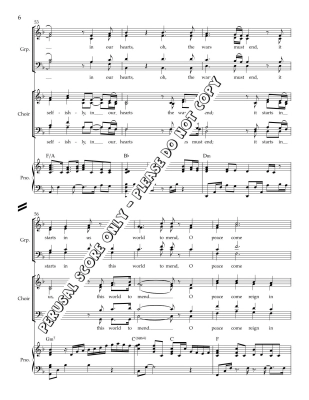 Peace Come Reign - Delisle - SATB