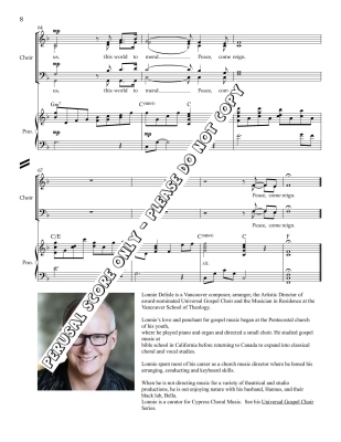 Peace Come Reign - Delisle - SATB