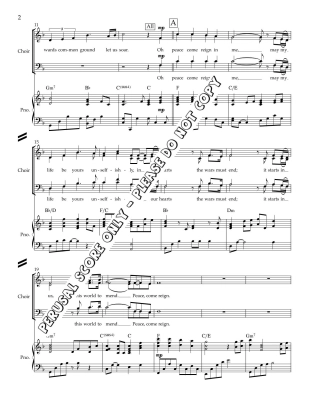 Peace Come Reign - Delisle - SATB