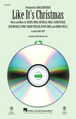Hal Leonard - Like Its Christmas - Jonas Brothers/Huff - ShowTrax CD
