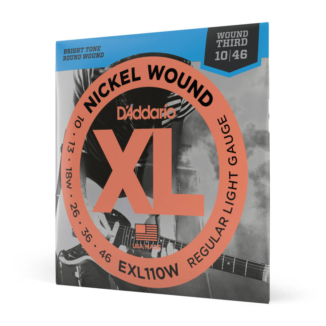 EXL110W - Nickel Wound REG. LIGHT/Wnd 3rd 10-46