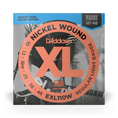 EXL110W - Nickel Wound REG. LIGHT/Wnd 3rd 10-46