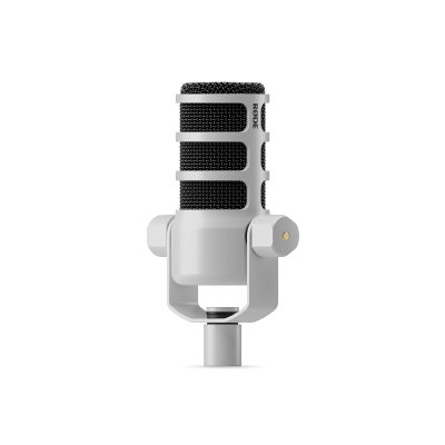 RODE - PodMic Dynamic Podcasting Microphone - White