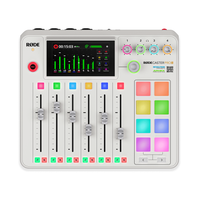 RODE - RODECaster Pro II Integrated Audio Production Studio - White