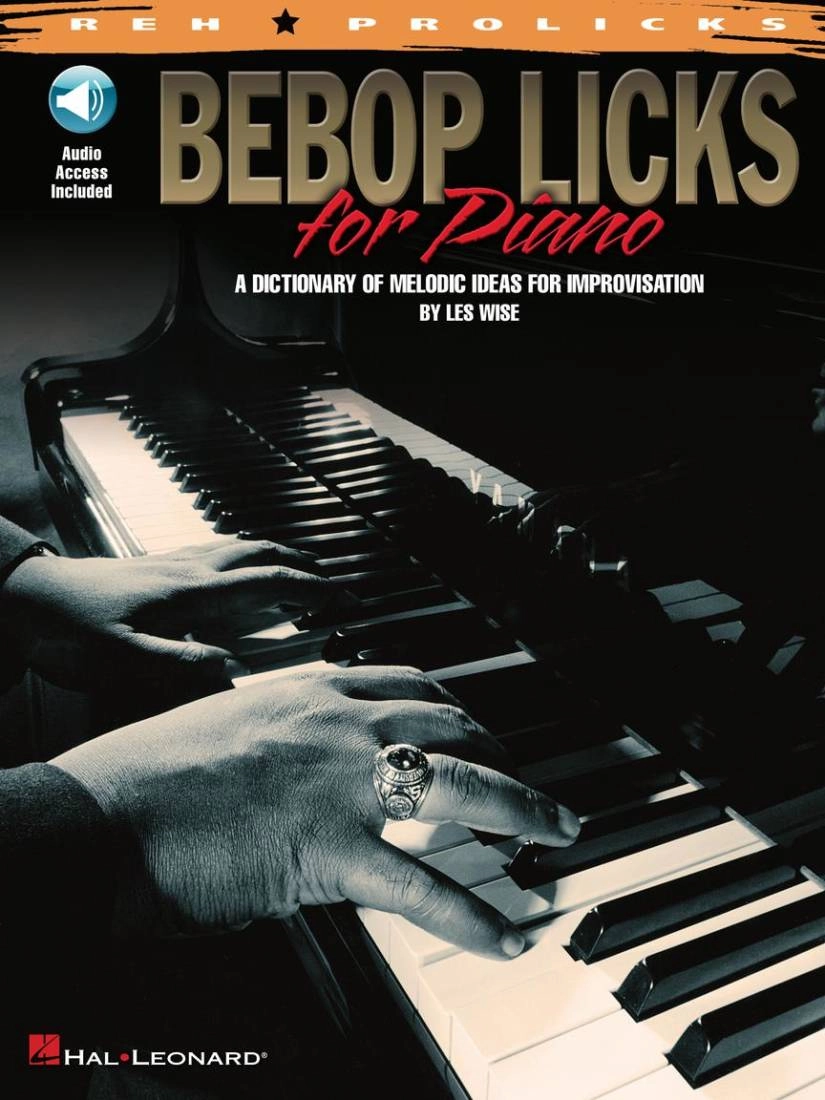 Bebop Licks for Piano - Wise - Piano - Book/Audio Online