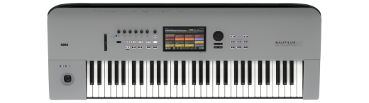 Korg - Limtied Edition Nautilus AT Gray Music Workstation Synthesizer with Aftertouch - 61-Key