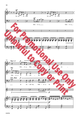Gloria - Patterson - SATB
