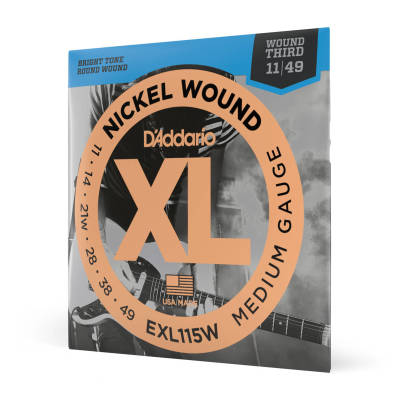 EXL115W - Nickel Wound BLUES/JAZZ ROCK /WND 3 11-49
