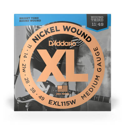 EXL115W - Nickel Wound BLUES/JAZZ ROCK /WND 3 11-49
