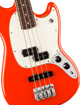 Player II Mustang Bass PJ, Rosewood Fingerboard - Coral Red