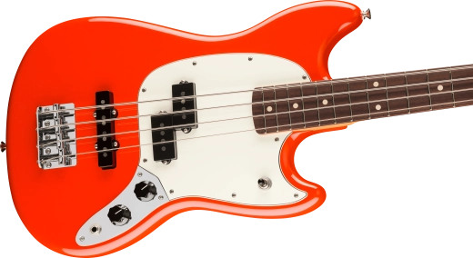 Player II Mustang Bass PJ, Rosewood Fingerboard - Coral Red