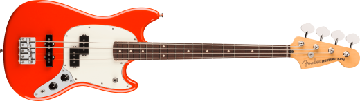 Fender - Player II Mustang Bass PJ, Rosewood Fingerboard - Coral Red