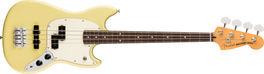 Fender - Player II Mustang Bass PJ, Rosewood Fingerboard - Hialeah Yellow