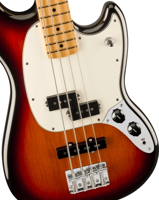 Player II Mustang Bass PJ, Maple Fingerboard - 3-Color Sunburst