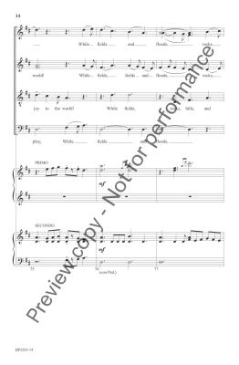 Joy to the World - Forrest - SATB