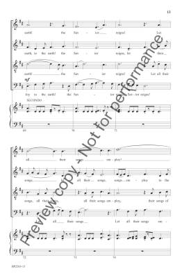 Joy to the World - Forrest - SATB