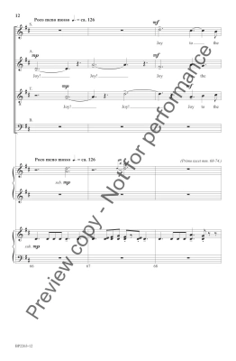 Joy to the World - Forrest - SATB