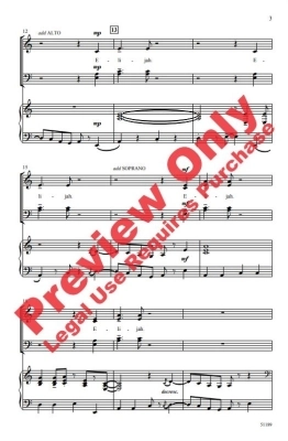 Elijah Rock - Spiritual/Jackson/Yannette - SATB