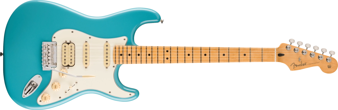 Player II Stratocaster HSS, Maple Fingerboard - Aquatone Blue