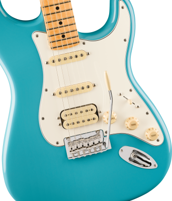 Player II Stratocaster HSS, Maple Fingerboard - Aquatone Blue