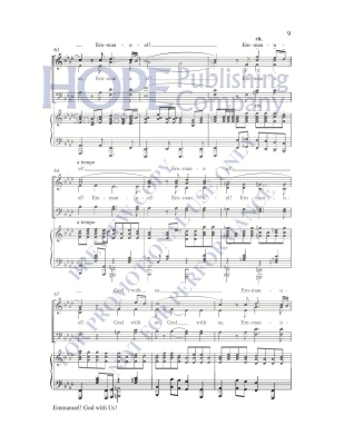 Emmanuel! God with Us - McDonald - SATB