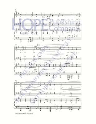 Emmanuel! God with Us - McDonald - SATB