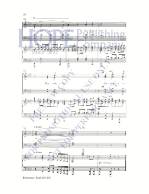 Emmanuel! God with Us - McDonald - SATB