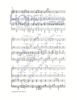 Emmanuel! God with Us - McDonald - SATB