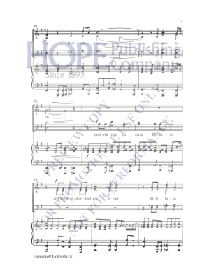 Emmanuel! God with Us - McDonald - SATB