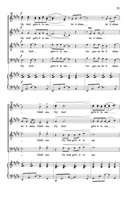 This Little Light of Mine - Spiritual/Gibson - SATB