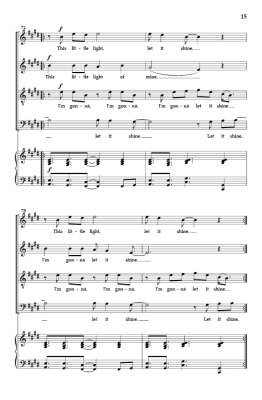 This Little Light of Mine - Spiritual/Gibson - SATB