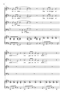 This Little Light of Mine - Spiritual/Gibson - SATB